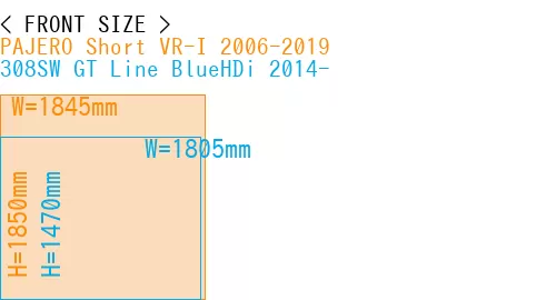 #PAJERO Short VR-I 2006-2019 + 308SW GT Line BlueHDi 2014-